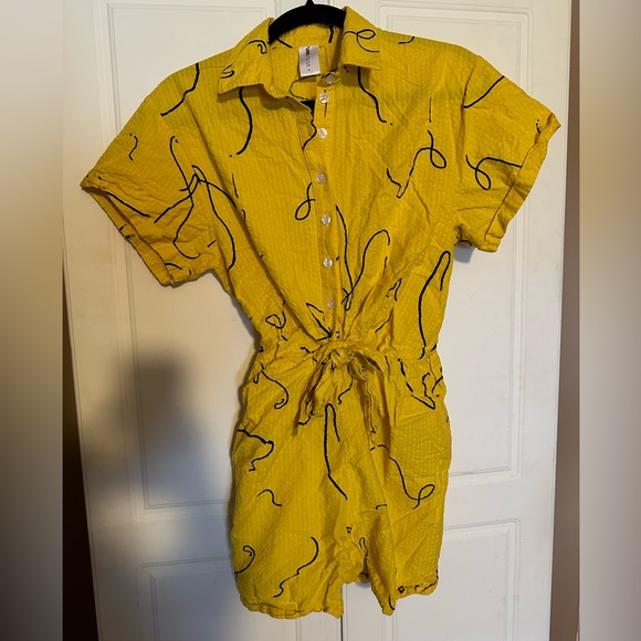 Smash+Tess Tie-Front Romper - Picture 2 of 4